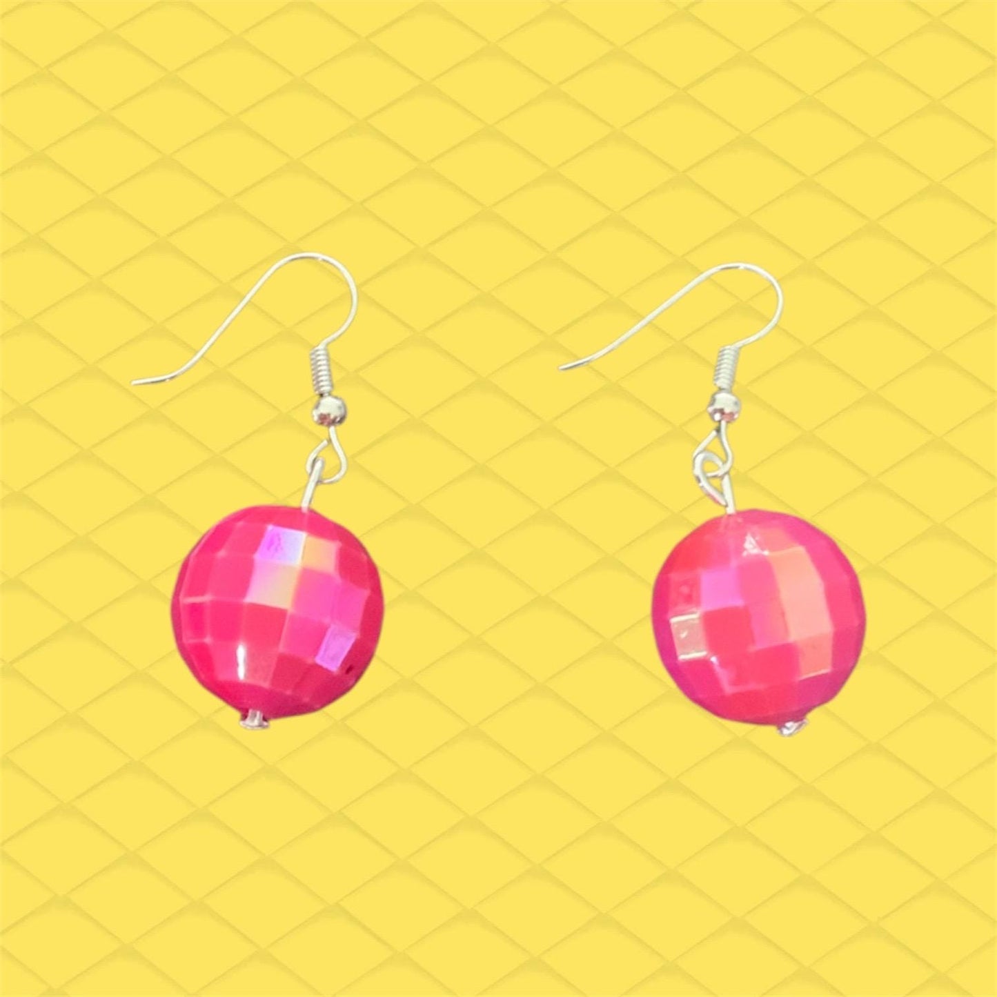 Disco ball earrings