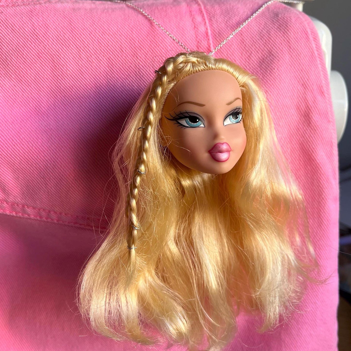 Bratz Cloe and Dana sterling silver plated necklaces limited edition