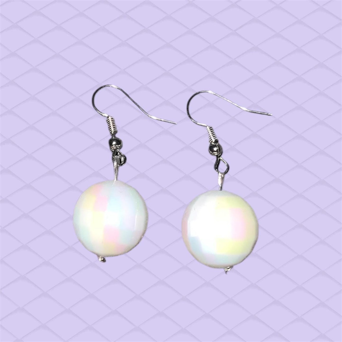 Disco ball earrings