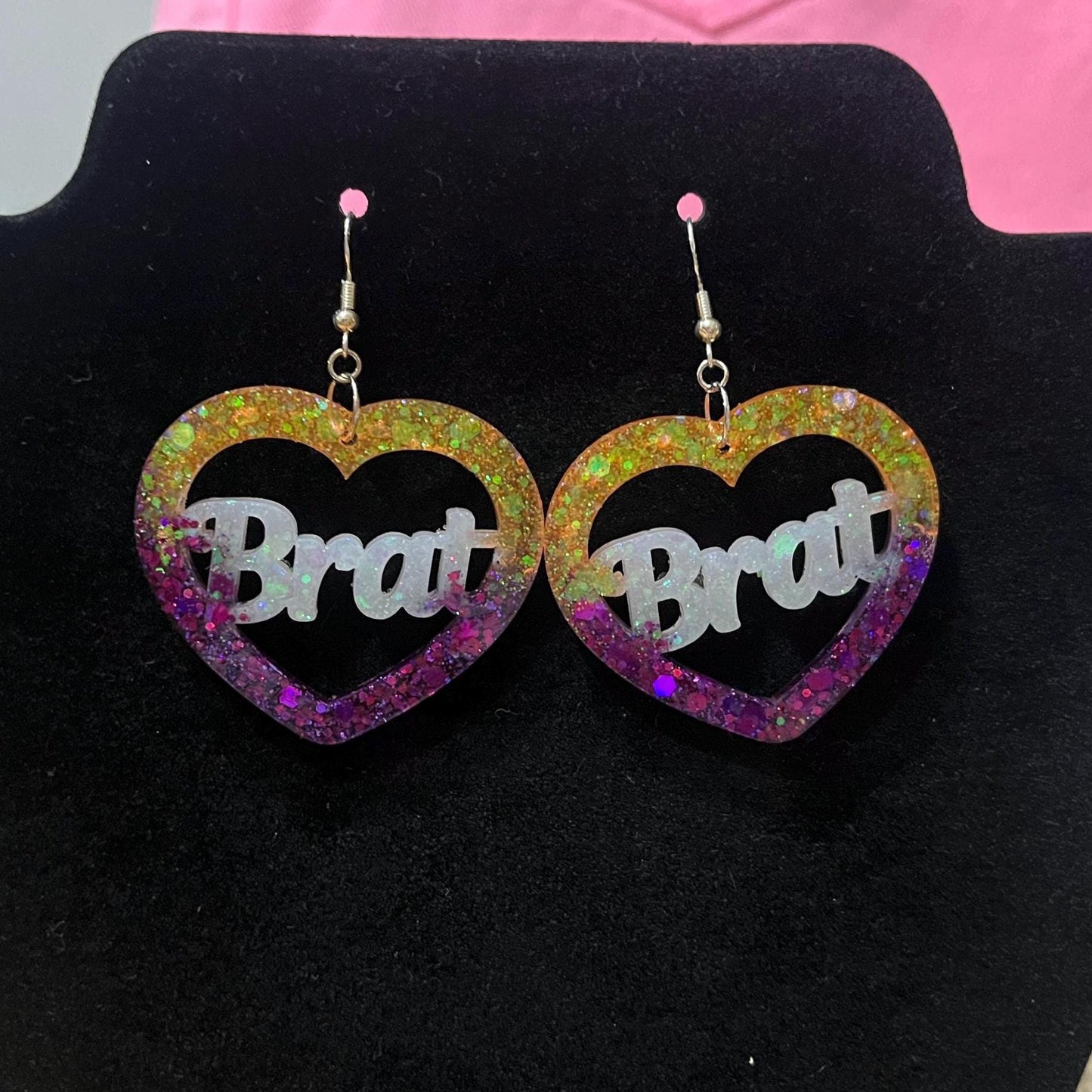 Lesbian Slut or Brat Earrings