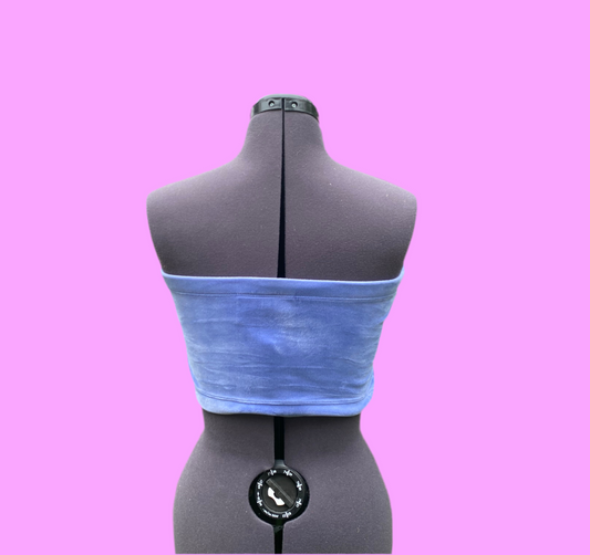Blue Juicy Couture Bandeau Crop