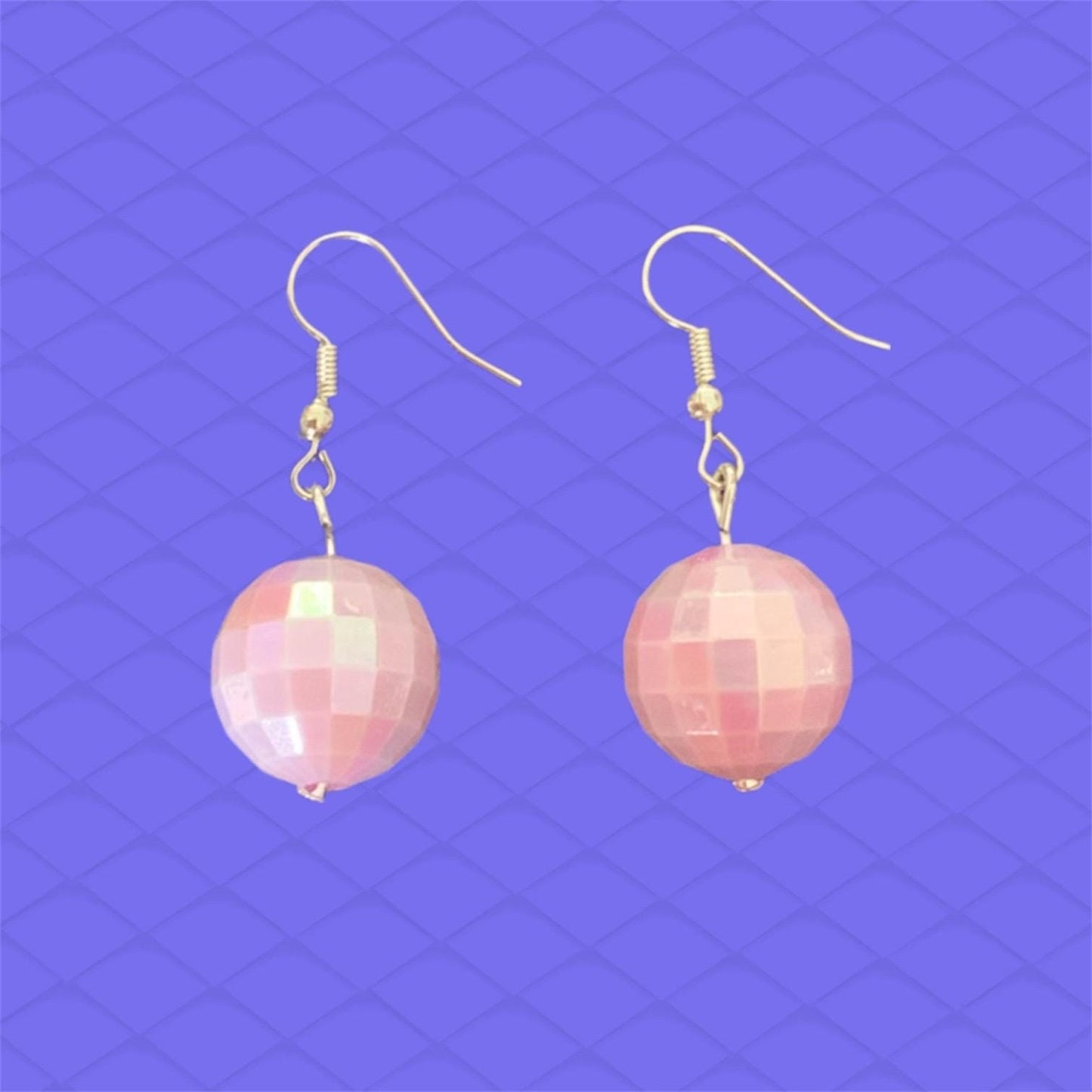 Disco ball earrings