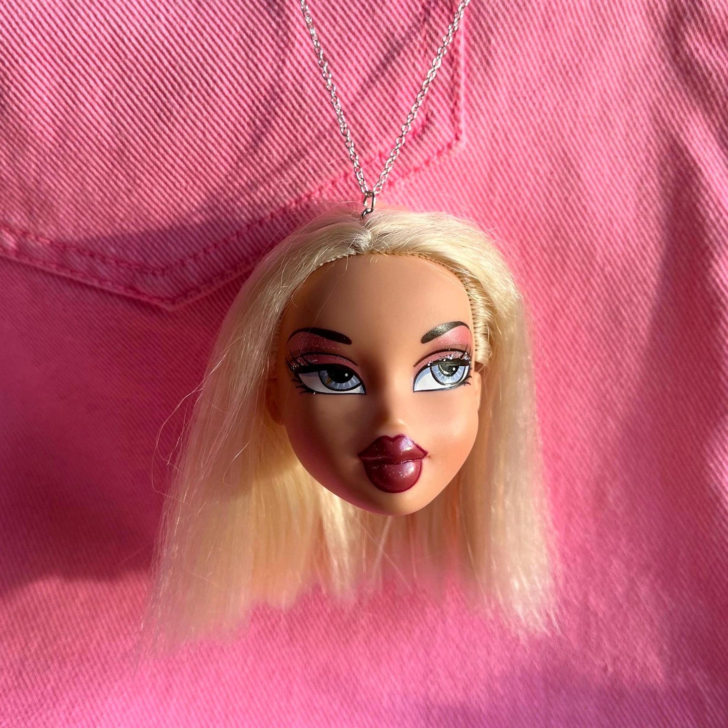 Bratz Cloe and Dana sterling silver plated necklaces limited edition