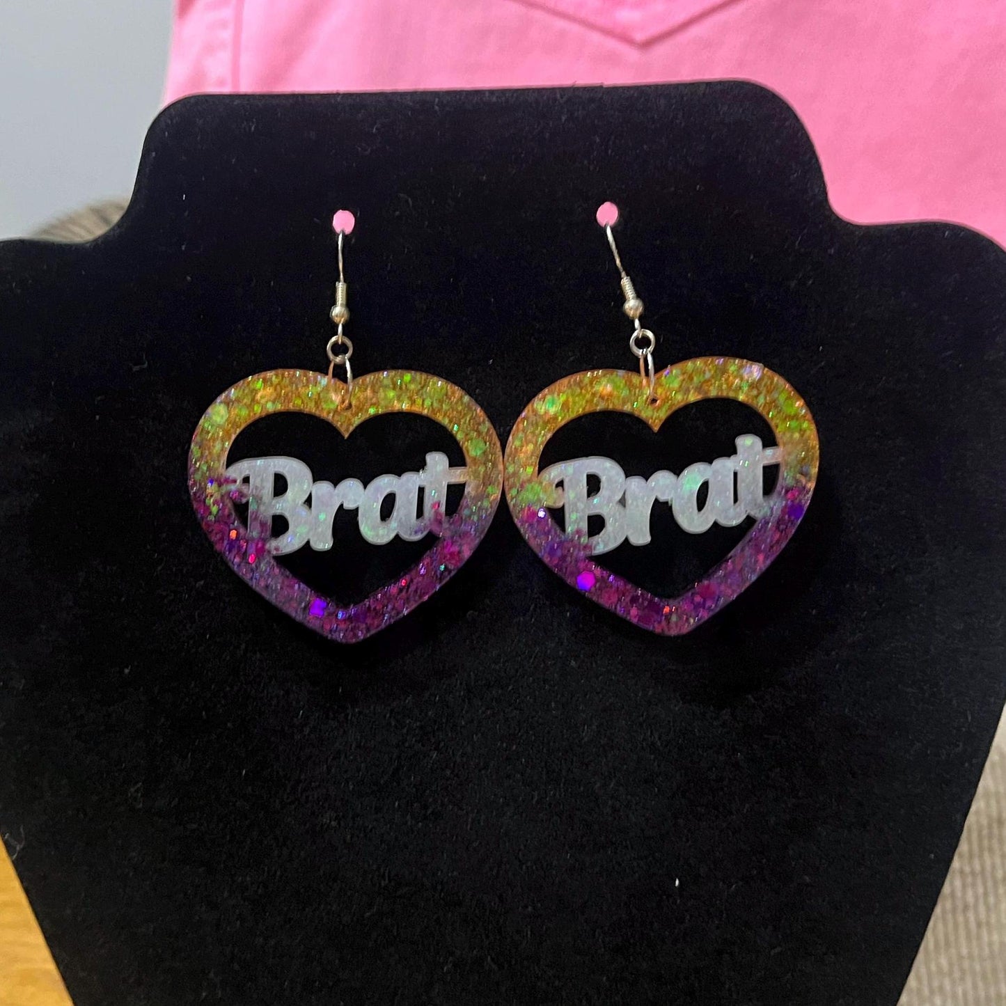 Lesbian Slut or Brat Earrings