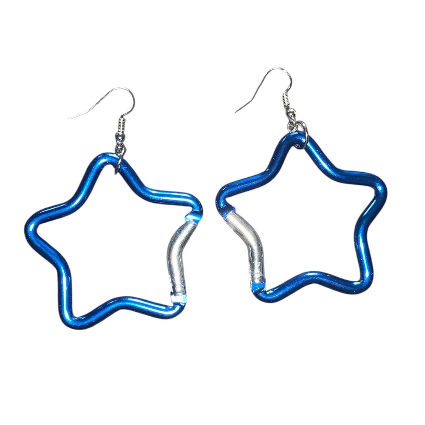 Carabiner star earrings