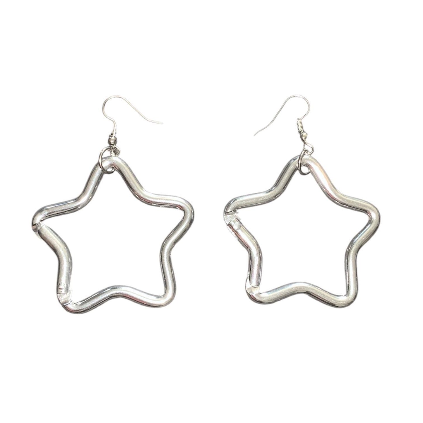 Carabiner star earrings