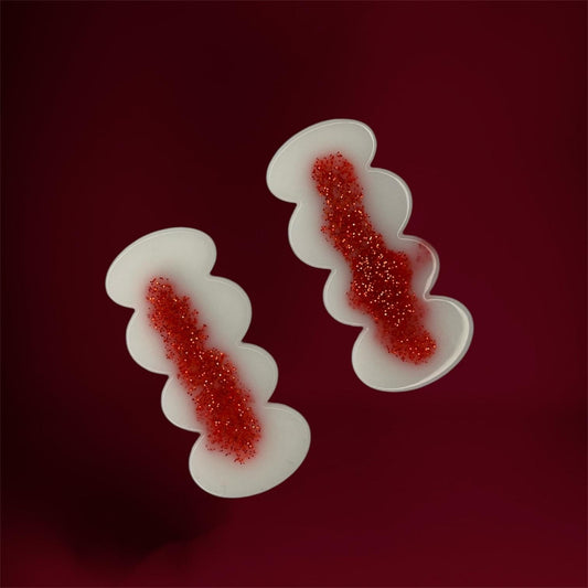 Period hair clips, gorgeous glittery menstrual accessories