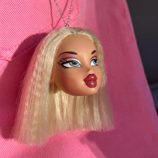 Bratz Cloe and Dana sterling silver plated necklaces limited edition